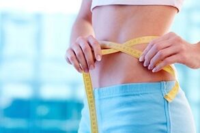 Taillenumfang bei Gewichtsverlust in einer Woche um 7 kg